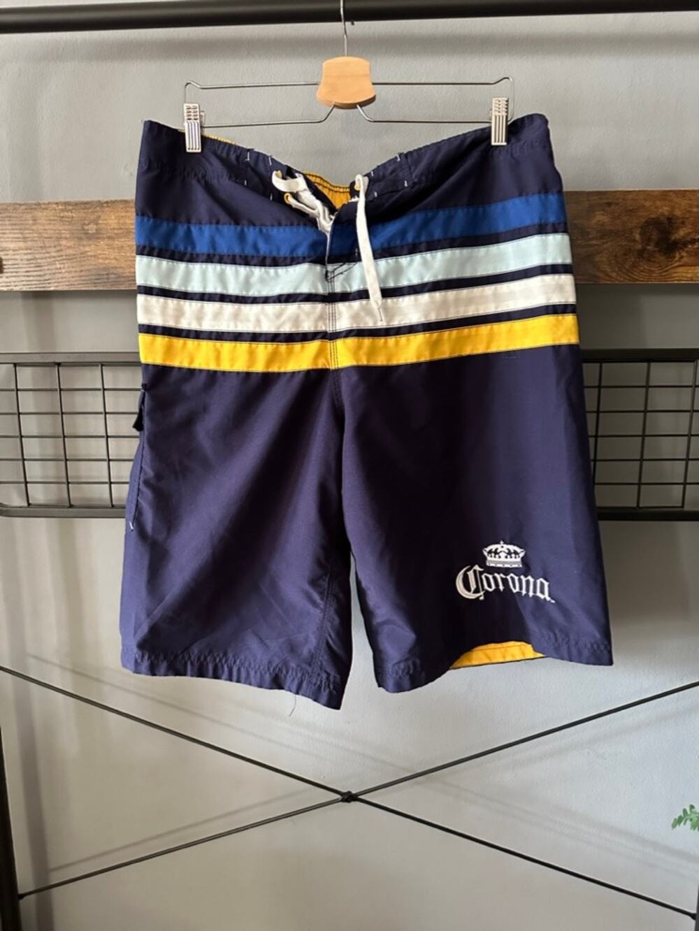 Corona Men's Navy Swimshorts | Size XXL (38)